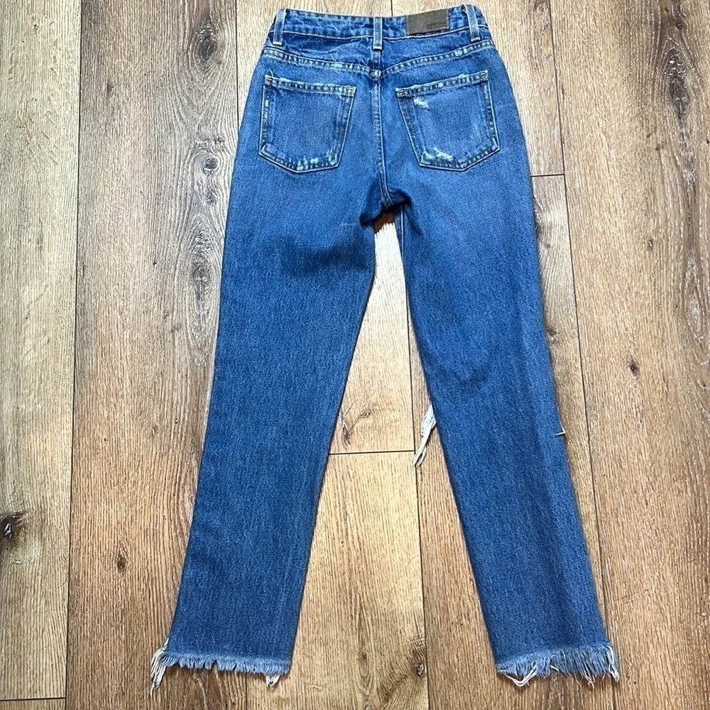 Carmar Emelia Distressed Straight Leg Jeans Size 23